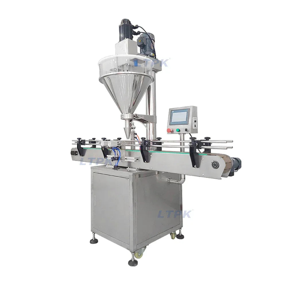 Automatic Milk Coffee Powder Sugar Mini Spics Ca Psule Protein Powder Auger Filling Machine for Small Business