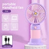 Wholesale Mini Rechargeable USB Cooling Fan Portable Outdoor Multi-Functional Ventilante Single Speed Handheld Cute Design
