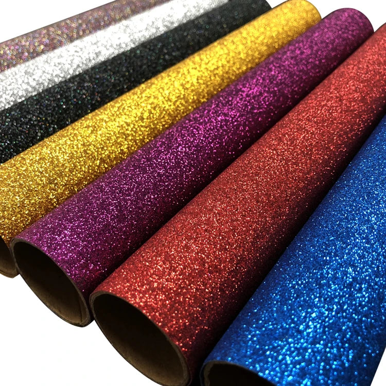 Vinyle Pu Thermocollant Textile Glitterflex ultra Vinyl Roll for Printing Washable 24 in Htv Glitter Heat Transfer Vinyl