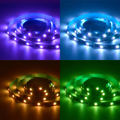 For SONOFF L2 Lite 5M Smart LED Light Strip Remote Music Control Cuttable Flexible Waterproof DIY Light Strip Works Alexa Smart