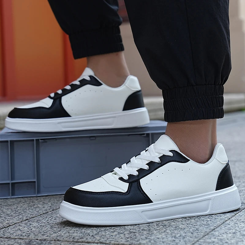 High Quality Casual Shoes Lace up Lightweight Comfortable Breathable Couple's Board White Men's Women's Walking Sneakers