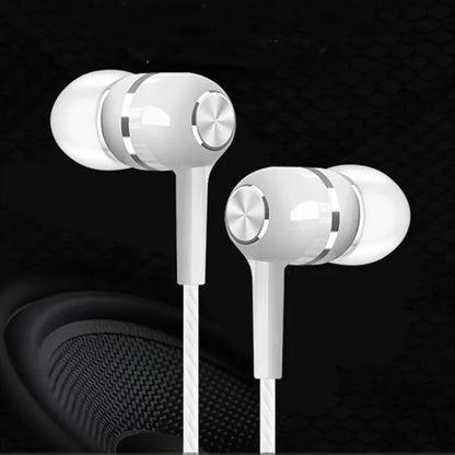 2024 New 3.5mm Wired In-earSuper Bass Crack Colorful Headset Earbud with Microphone Hands Free Sport Earphone For Android iPhone