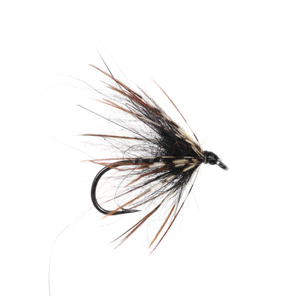 Vampfly 8PCS Size #12 Tenkara Nymph Wet Fly Trout Fishing Fly Soft Hackle Spider Trout Flies Bait Lures Black Orange Yellow
