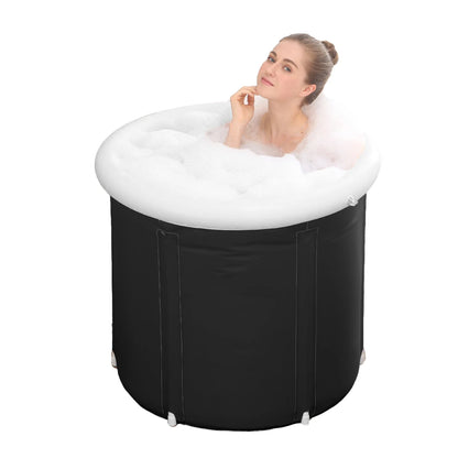 75 80 85 120cm Small Xl Big Portable Ice Bath Plunge Basins Soaking Bath Bucket Tub Barrel Bathtub Athletes