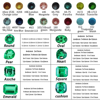 Redleaf Jewelry's 5A Paraiba Tourmaline Stones 10*10mm Cushion Cut Loose 10*10mm Paraiba Color Nano Gems for Jewelry Making