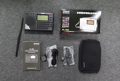 Tecsun PL-380 DSP professional Radio FM/LW/SW/MW Digital Portable Full Band Stereo Good Sound Quality Receiver PL380