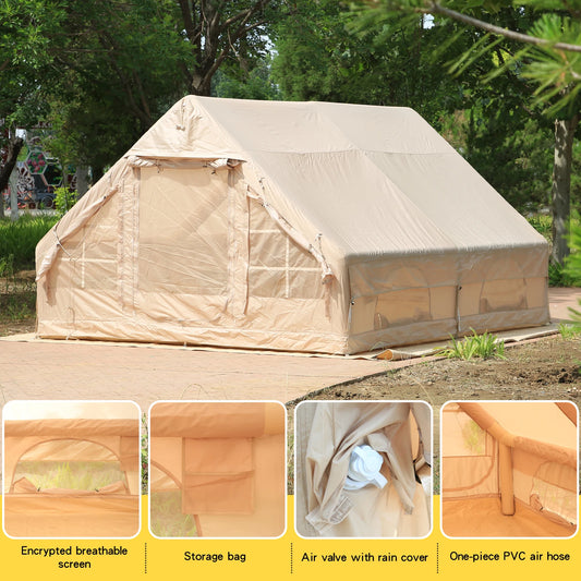 Camping Tent Outdoor Overnight Portable Inflatable Fully Automatic Quick-open Rainproof Lightweight for Wilderness