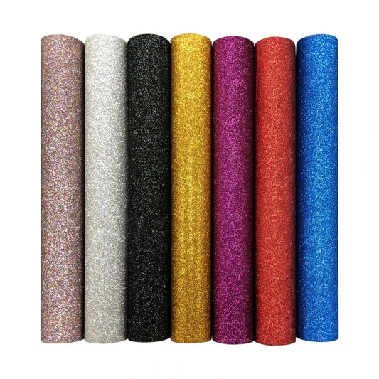 Vinyle Pu Thermocollant Textile Glitterflex ultra Vinyl Roll for Printing Washable 24 in Htv Glitter Heat Transfer Vinyl by PDG ibma