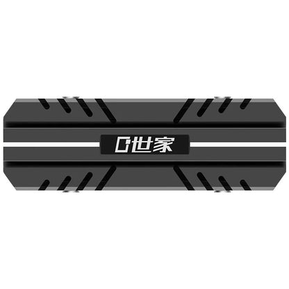 TEUCER M.2 2280 Aluminum Ball Bearing Solid State Drive Radiator Ngff Computer Silent Matte Armor Nvme Cooling Vest
