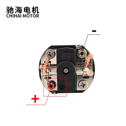 Chihai Motor CHF-480WA-22TPA M160 N35 NdFeB 25000RPM High Torque Motor AEG Motor Short Axis for Ver.3 Gearbox AK Series Airsoft