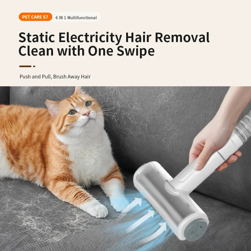 Pet Products Pet Vacuum Brush Best Automatic Dog Cat Hair Remover Pet Grooming Vacuum Cleaner Kit