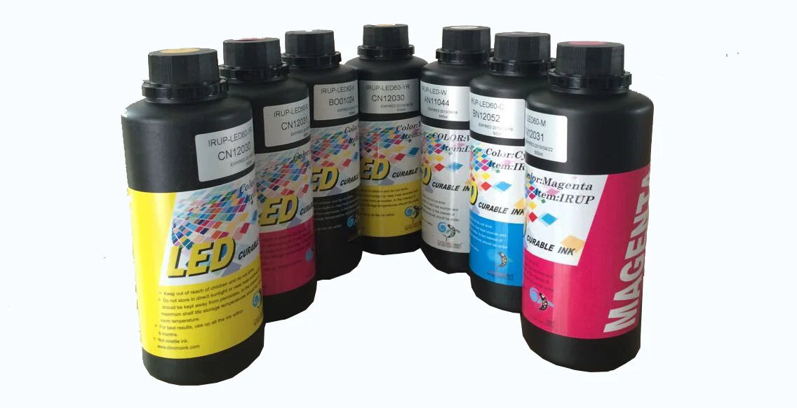 UV Ink ITINK for Ricoh G5 5S 6 Industrial Printhead URPH3 LED UV INK Hard Neutral Flexible Ink