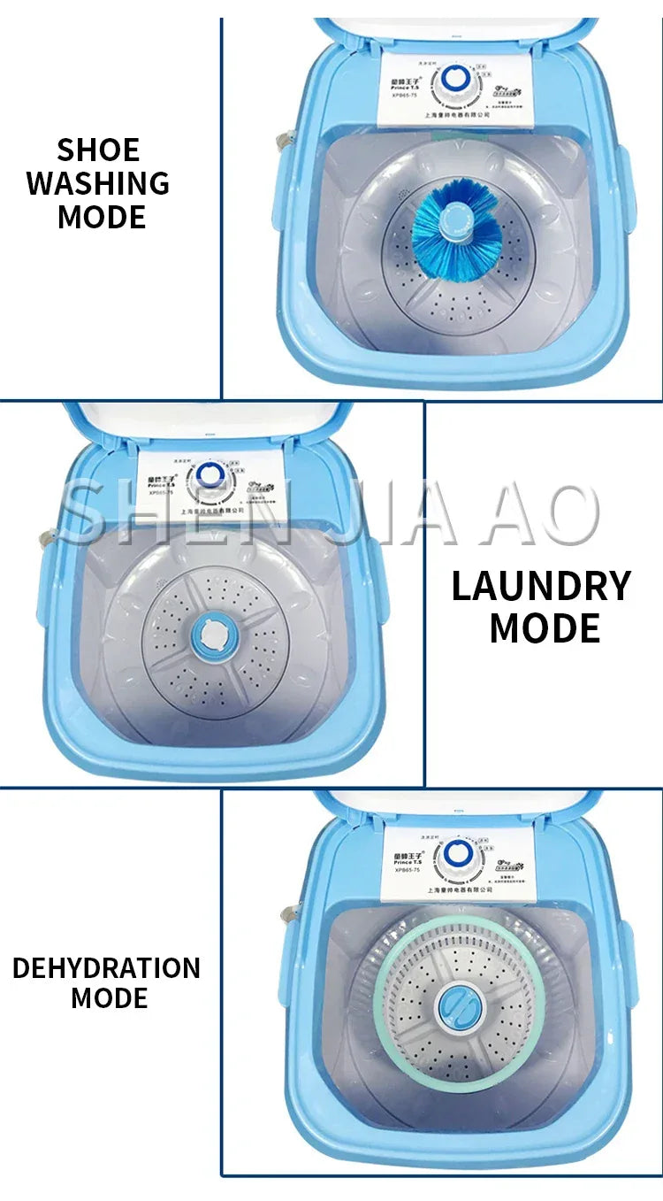 Shoe Washing Machine Household Portable Removable Shoe Washing Machine Socks Washing Machine Integrated Blue Light Antibacterial