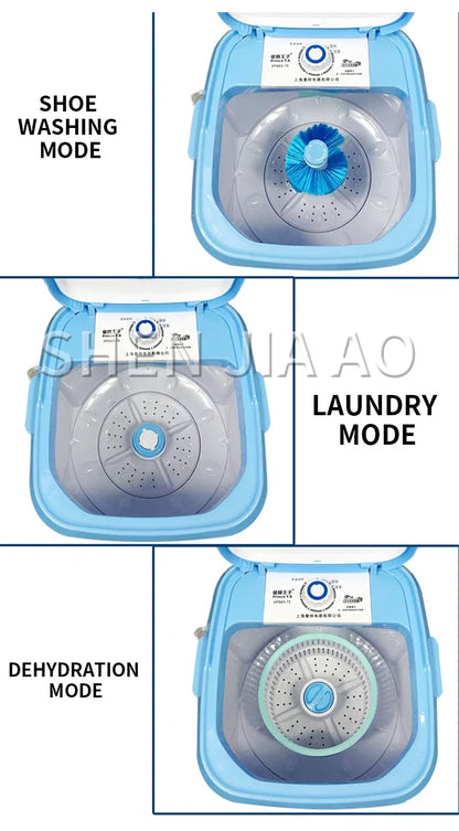 Shoe Washing Machine Household Portable Removable Shoe Washing Machine Socks Washing Machine Integrated Blue Light Antibacterial