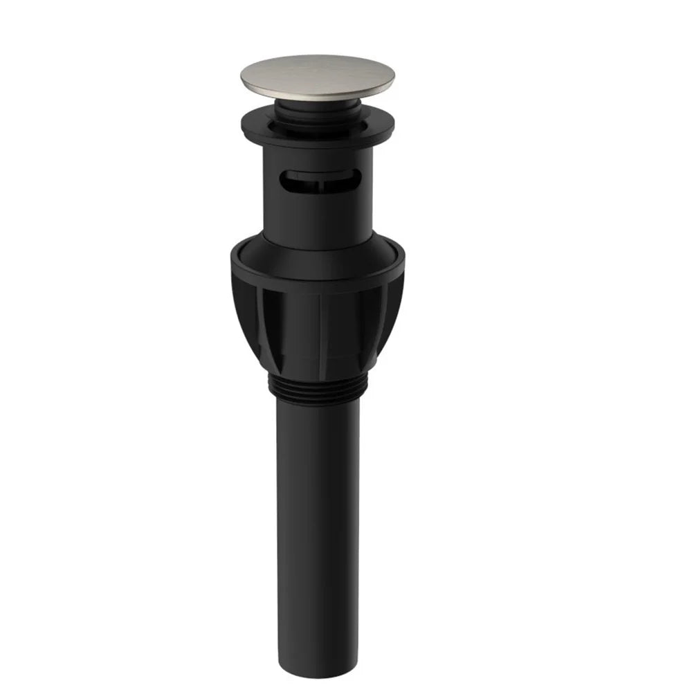Custom High Quality Plastic Pop-up Basin Drain for Bathroom Color Options Available Featuring Overflow Sanitary