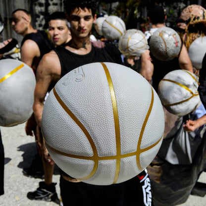 Premium Official Size 7 Basketball PU Natural Rubber Bladder Indoor Outdoor Training Match Ball Durable High Bounce for Players