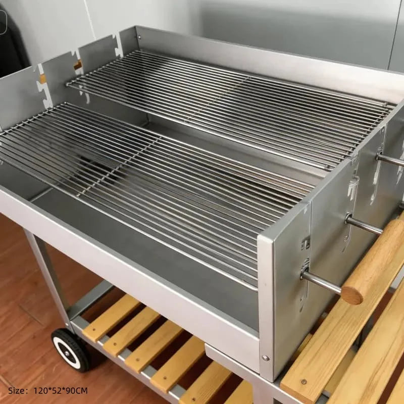 Bbq Pod Charcoal Commercial Bbq Smoker Buiten Keuken Stainless Steel Bbq Grill Donut Boat Portable Charcoal Bbq Grill Boat Set