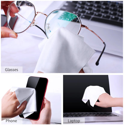 K&F Concept 5Pcs 15cmx15cm Lndividually Vacuum Wrapped Microfiber Cleaning Cloths For Camera Lens Glasses Phones LCD Screens
