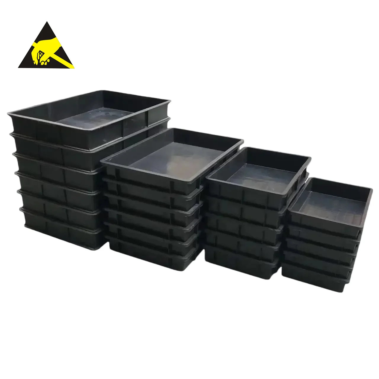 Time-Limited Colored Bins Small Case Storage Racks Anti Static Bag And Box Esd Container Tray