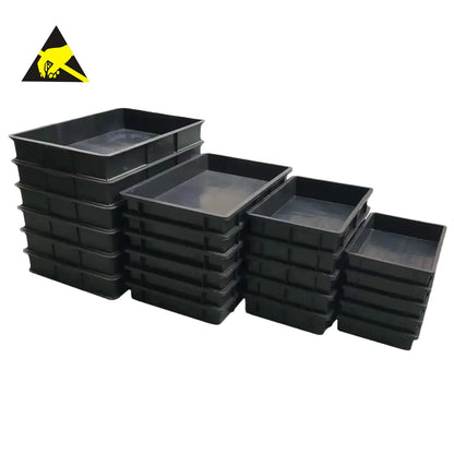 Time-Limited Colored Bins Small Case Storage Racks Anti Static Bag And Box Esd Container Tray
