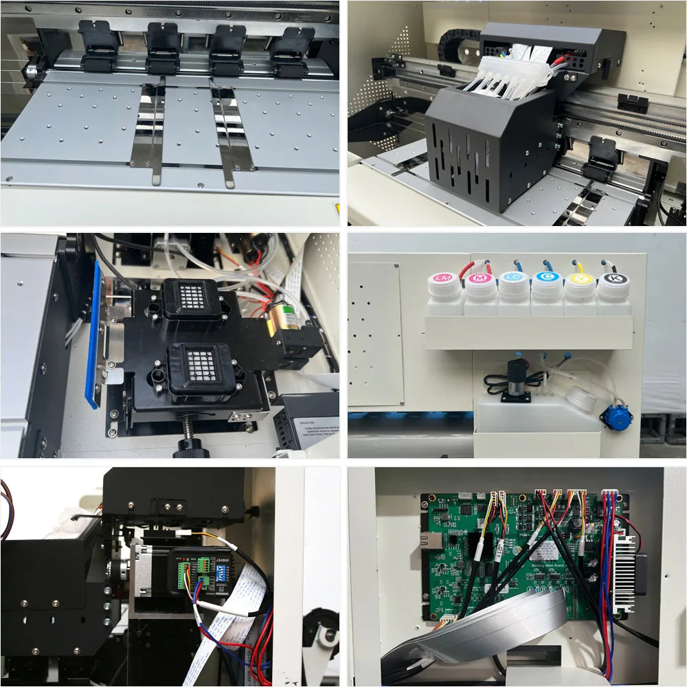 A3 30CM PET Film T-Shirt Printing DTF Printer Heat Transfer DTF Direct to Film Printer With Double XP600 I1600 I3200 Printhead