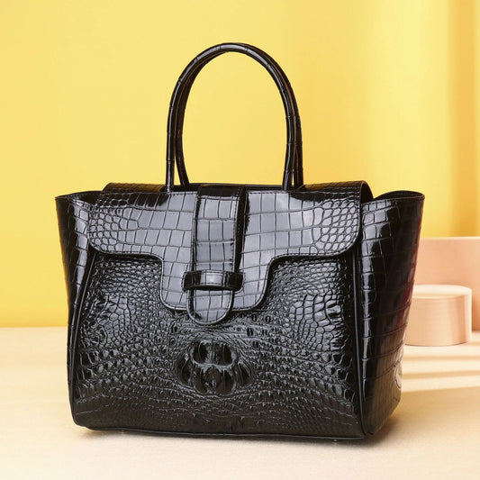 2025 New Luxury Trendy High Quality Crocodile Pattern Shoulder Bag for Women, Large Capacity Fashionable Handbag by PDG ibma