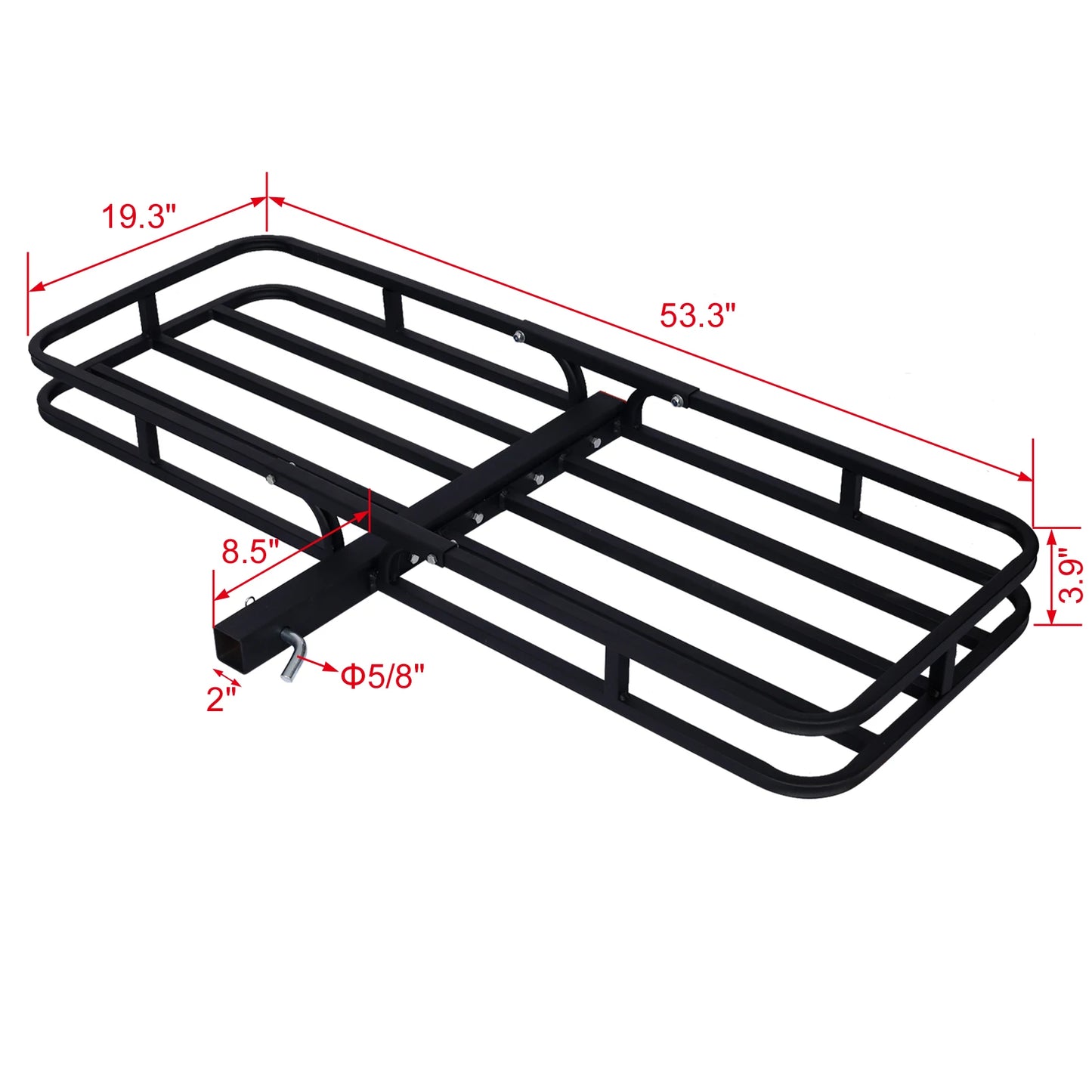 US Stock Universal Heavy Duty Steel Luggage Cargo Carrier Platform Basket Rear Cargo Rack for SUV