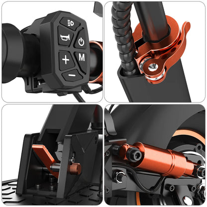 Commuting iENYRID M4 Pro S+ Electric Scooter for Adults 15MPH/28MPH Max Speed with Seat From US UK Warehouse