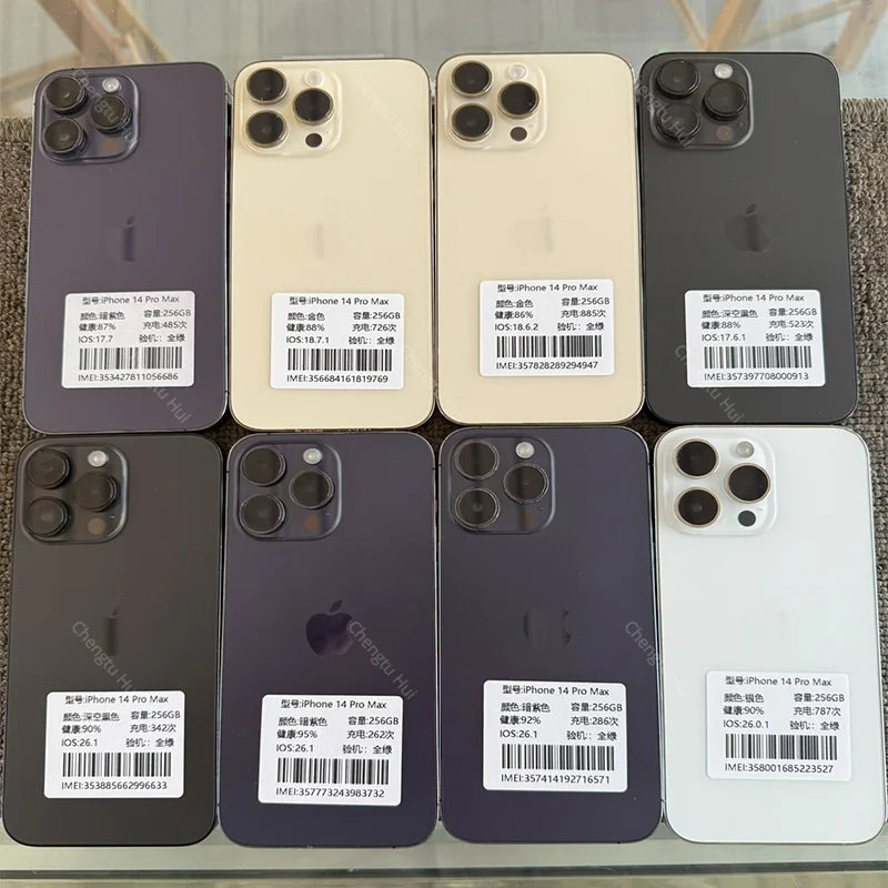 New Hot Selling 26 Year Old Original A+iPhone 17 Pro Max 5G 1TB 6.9-inch 4G 5G Wholesale Original Smart Second-hand Phone Unlock