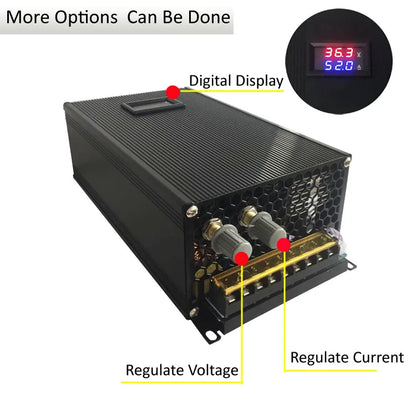 Dimmable Switching Power Supply 1500W DC 24V 62.5A AC to DC for LED Light Driver Dimming SMPS