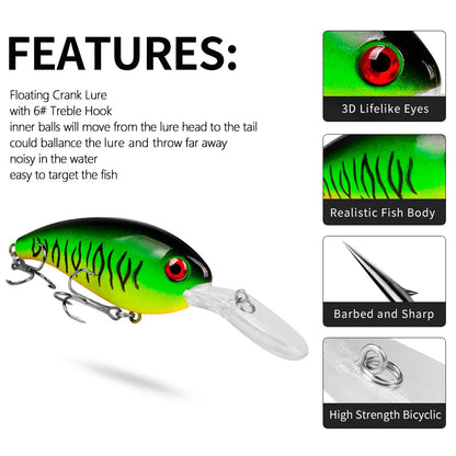 Hot Sale 14g/10cm Multiple Colors Swing Bait Seawater Freshwater Fishing Bait Artificial Simulation Swimming Bait