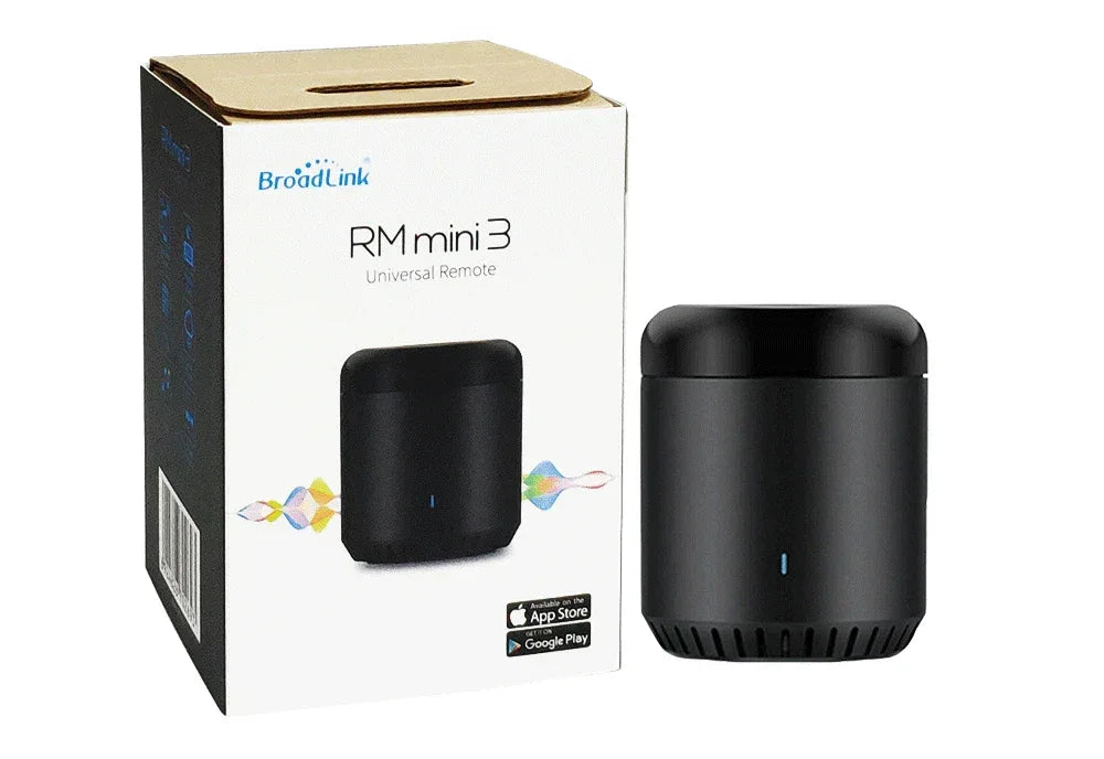 Broadlink Original RM Mini 3 WiFi+IR Smart Home APP Remote Control for Alexa Google Home IFTTT WiFi+IR+4G Wireless APP Broadlink