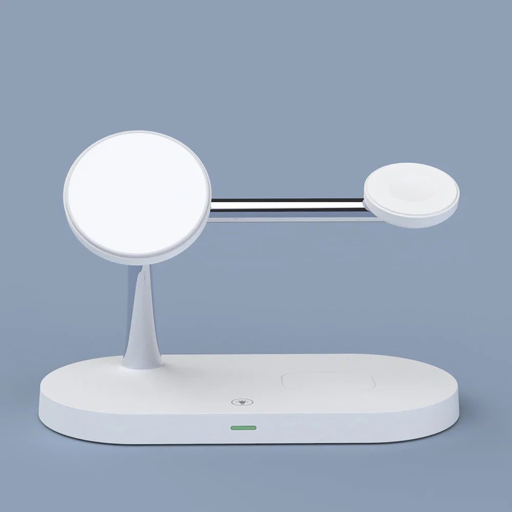 Five-in-One Smart 3 Chip Wireless Charger 15W Fast Charging for Multiple Mobile Devices at the Same Time