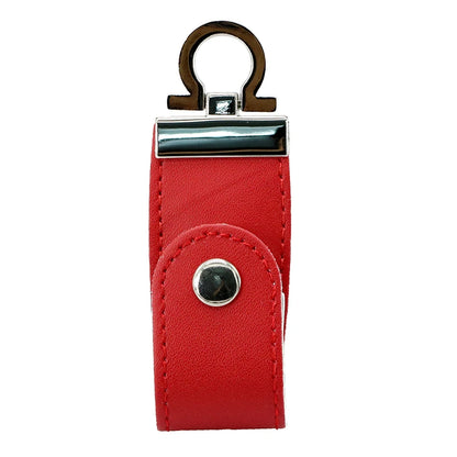 Pendrive 256GB USB Flash Drive Leather with Metal Keychain 64GB 32GB 8GB Business Usb Memories Disk 128GB Pen Drive Memory Stick