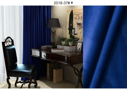 High Shading Velvet Blackout Curtain For Bedroom Insulating Modern Style Windows Living Room Curtain Home Decoration Custom Made