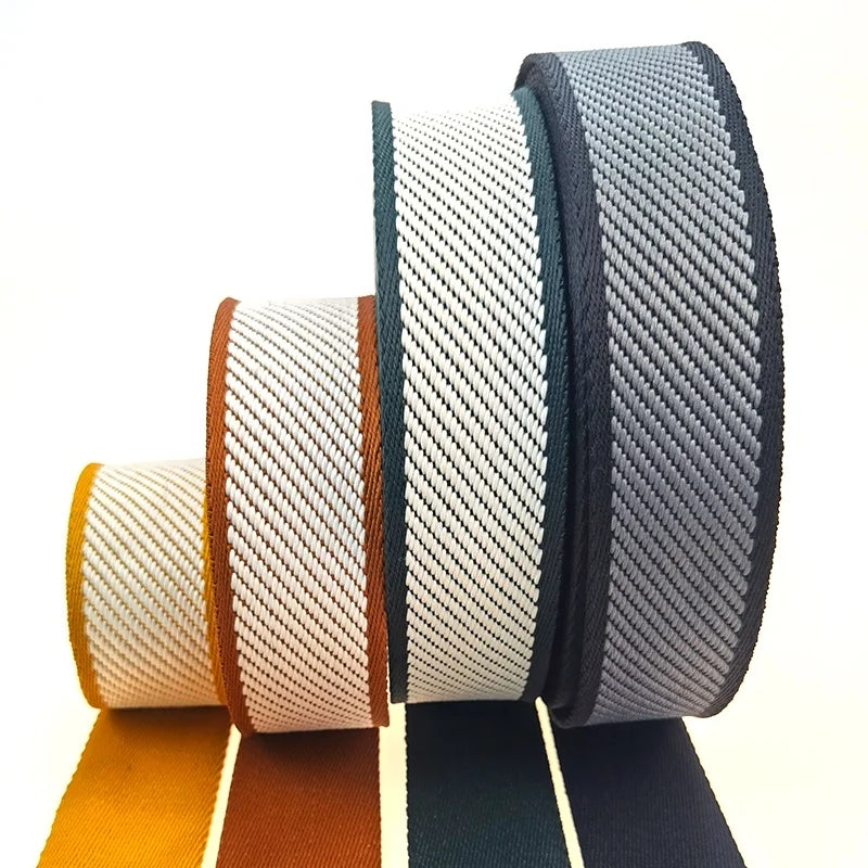 Factory Custom Jacquard Webbing Custom logo Polyester Webbing Bag Shoulder Belt Custom Clothing Accessories Webbing