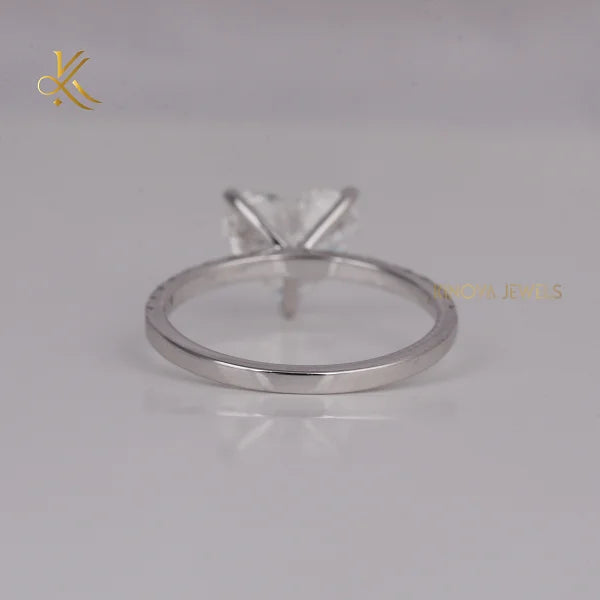 Timeless Classic Lab Grown Diamond 2.0-2.5 Carat Pave Setting Wedding Band 18K Gold Plated with Elegant Sparkle for Couples