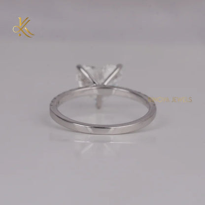 Timeless Classic Lab Grown Diamond 2.0-2.5 Carat Pave Setting Wedding Band 18K Gold Plated with Elegant Sparkle for Couples