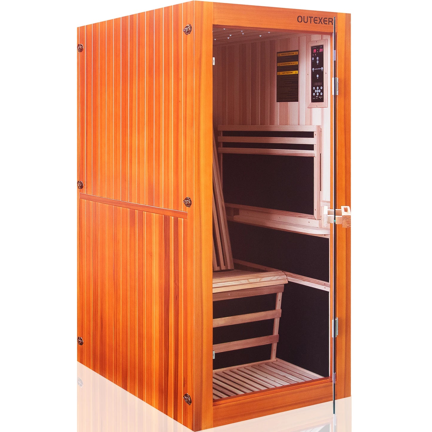 Luxury Indoor Wooden Sauna Cabin Far Infrared Heating Home Use Sauna Equipment Factory Price Sauna Room