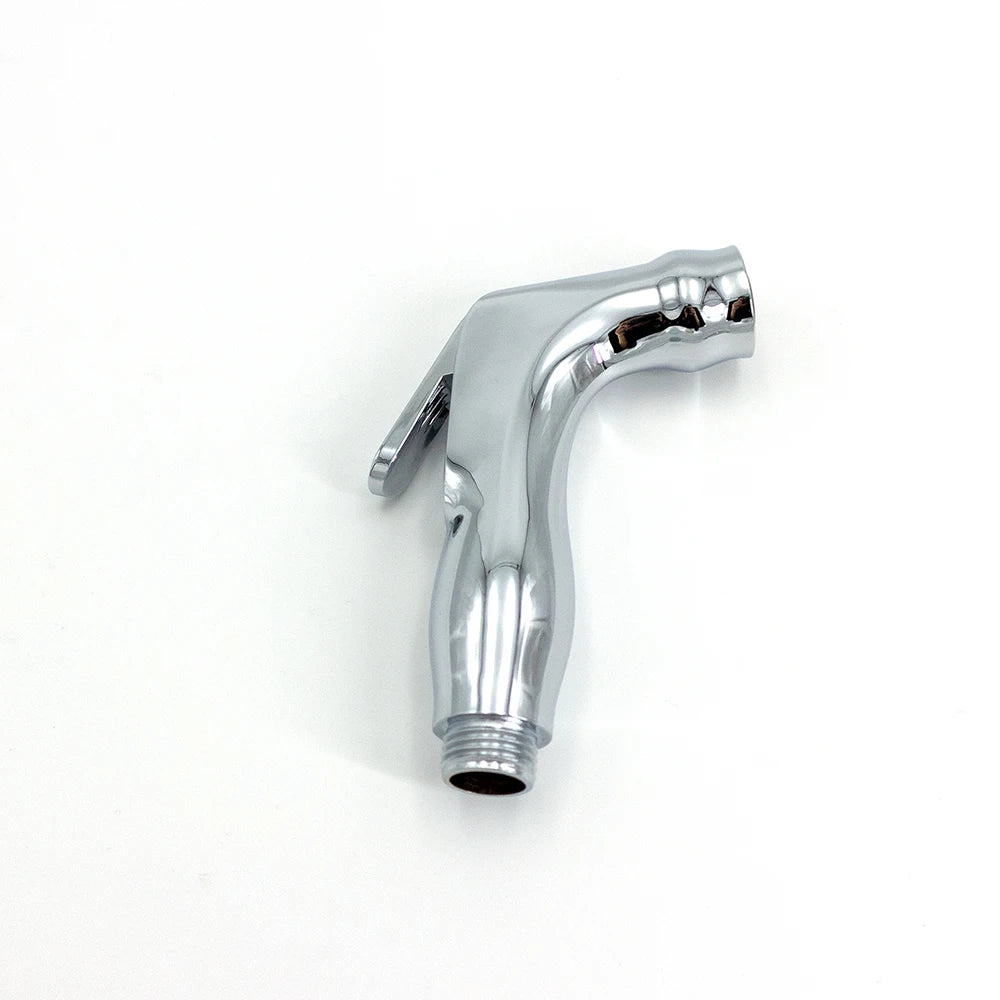 Portable Plastic Bathroom Toilet Shattaf Set for Travellers Includes Bidet Sprayer