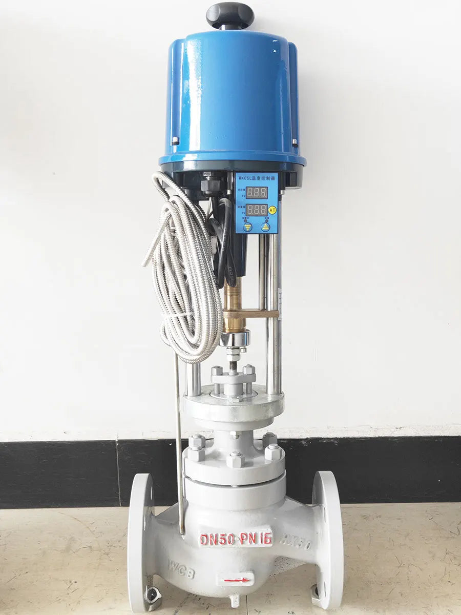 ZZWPE Type Electric Steam Temperature Control Valve Electric Temperature Control Valve with Electric Water Pressure Regulator by PDG ibma