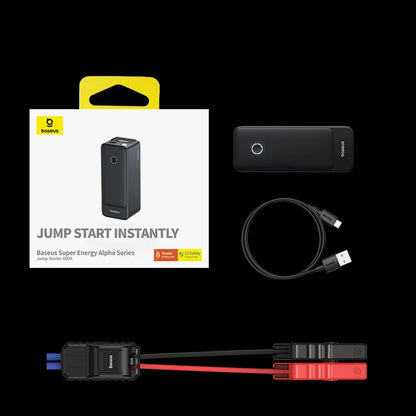 Baseus Car Jump Starter 600A 6000mAh Car Battery Charger Emergency Power Bank Booster Starting Device 12V Car Jump Starter