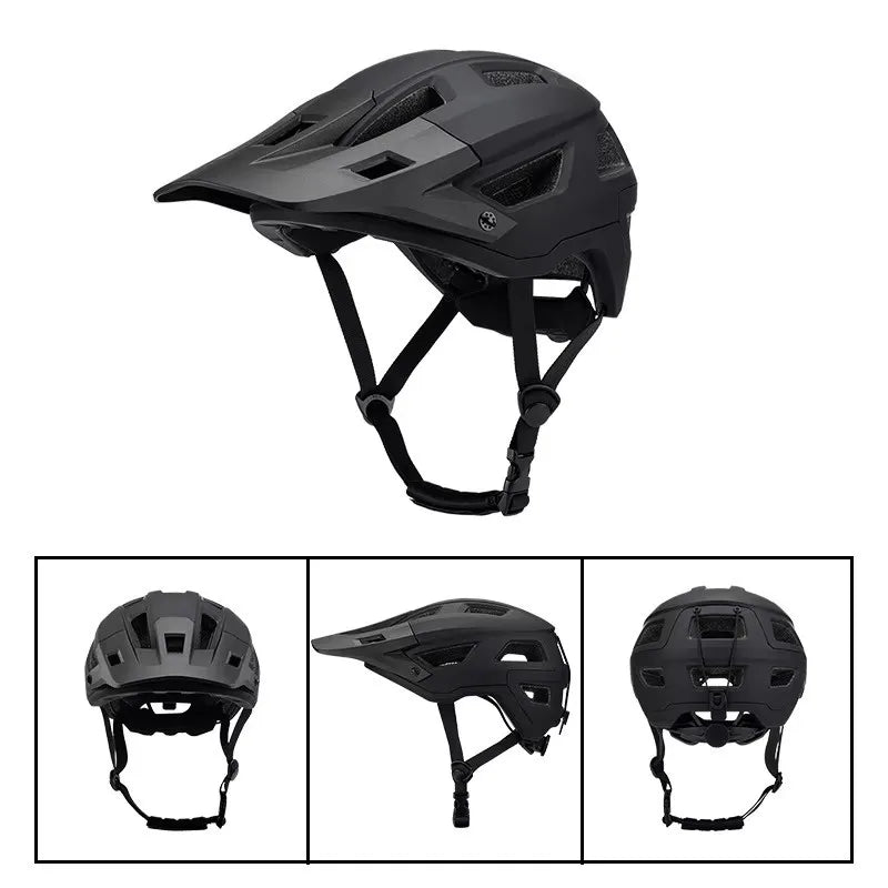 CE EN 1078 & CPSC Approved Unisex MTB Bike Helmet with Visor Mountain Bike Helmet Featuring PC Shell for Mtb Riding