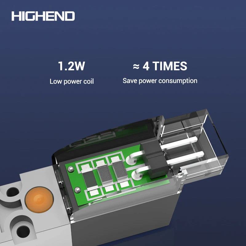 Highend 3/2 Way Direct Acting Mini Solenoid Valve 24v 10mm L/M/G-type Vacuum  Plastic Mini Sock Knitting Solenoid Valve