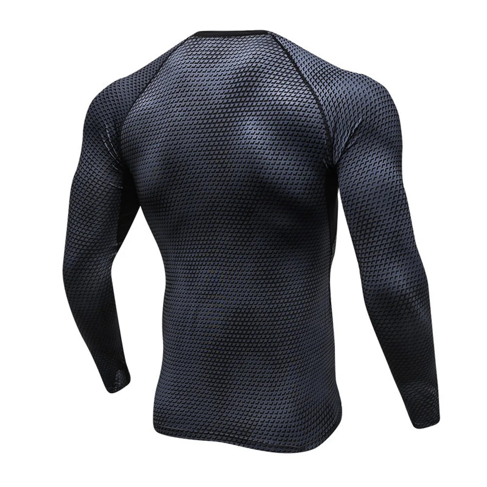 Men's Thermal Underwear Set MMA Tactics Leggings Solid Color Costume Compress Fitness Long Johns Men Winter Brands  Men