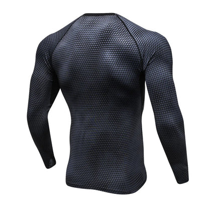 Men's Thermal Underwear Set MMA Tactics Leggings Solid Color Costume Compress Fitness Long Johns Men Winter Brands  Men