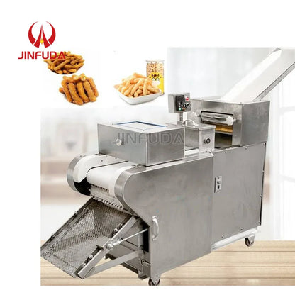 Automatic Nigerian Chinchin Dough Cube Cutter Chin Chin Forming Cutting Machine