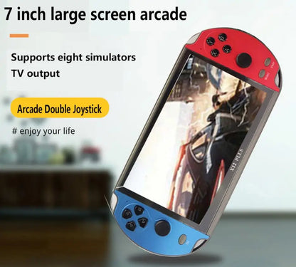 X12 Plus 7 Inch Handheld Video Game Console Retro Games 2500mAh Portable Gaming Player Consola De Videojuegos Wiisun