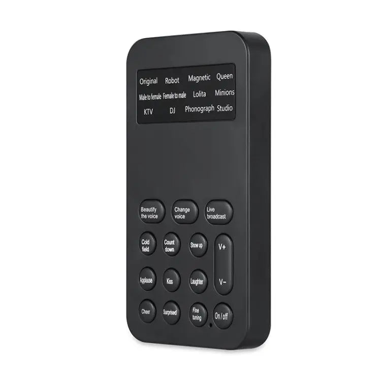 Hot Sell One-key Voice Changer Universal Live Sound Effects Processors Mini Sound Card for Mobile Phones and Computers
