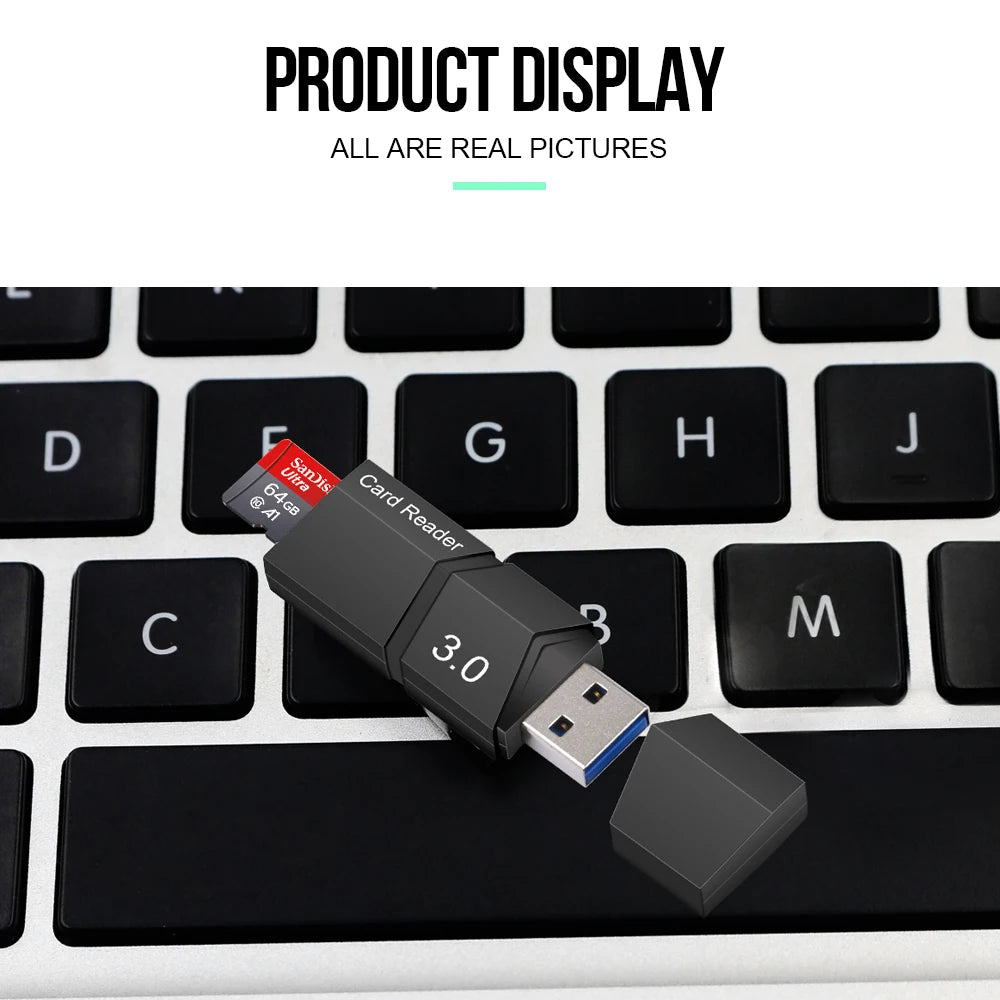 SD Card Reader USB 3.0 Card Reader 3.0 For USB Micro SD Adapter Flash Drive Smart Memory Card Reader SD Cardreader
